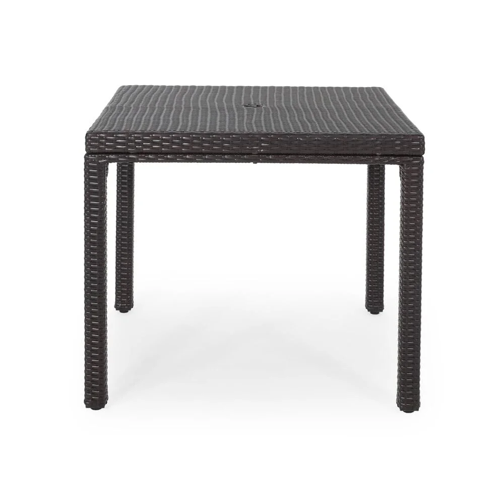 Patio rattan wicker rectangular table. - Image 3